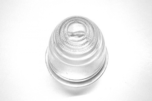 LENS IN WHITE DOMED GLASS FOR INDICATOR LAMP