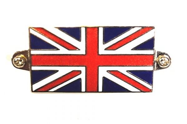 UNION JACK ABZEICHEN AUS EMAIL/METAL