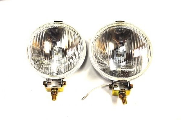 CHROME WIPAC FOG LAMPS (PAIR) 135MM